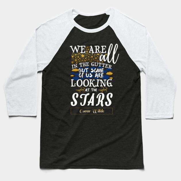 Stars Baseball T-Shirt by JaneAustenaOffice1